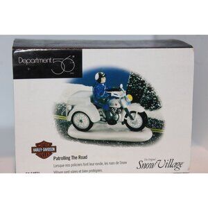 Dept 56 Snow Village - Patrolling the Road